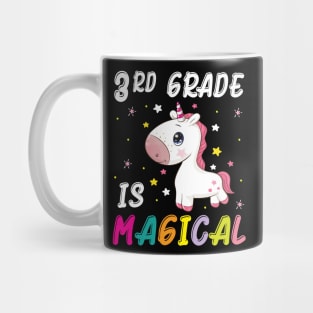 Unicorn Students Seniors Back To School 3rd Grade Is Magical Mug